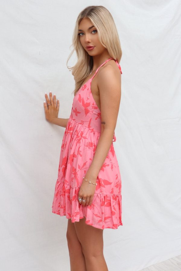 Aaliyah Mini Dress - Pink Online