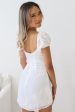 Angelina Mini Dress - White Online Hot Sale