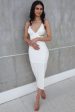 Josephine Midi Dress - White Online Sale