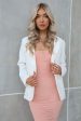 Beyonce Blazer - White on Sale