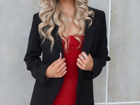 Beyonce Blazer - Black For Discount