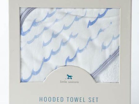 High Tide Cotton Hooded Towel & Wash Cloth Online