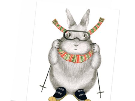 Ski Bunny Card Online