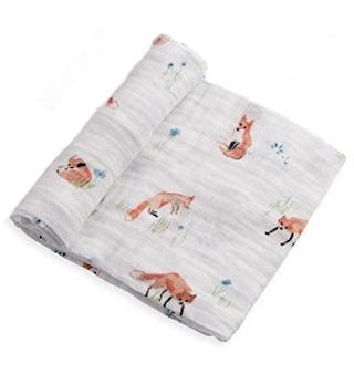 Foxes Cotton Muslin Swaddle For Discount