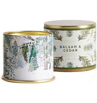 Balsam & Cedar Tin Candle on Sale