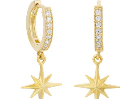 Luna Charm Hoop Earrings Sale