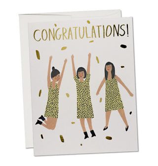 Three Women Congrats Card Online Sale