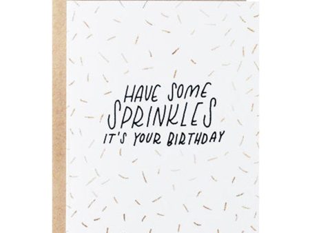 Birthday Sprinkles Card Cheap