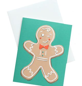 Gingerbread Wink Card Online now