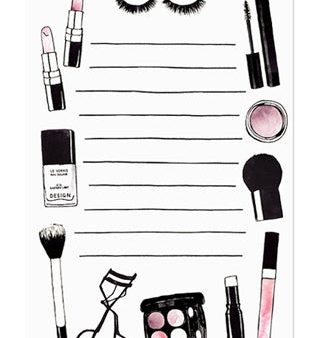 Beauty Notepad Hot on Sale