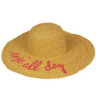 Rosé All Day Motto Sunhat Online Hot Sale