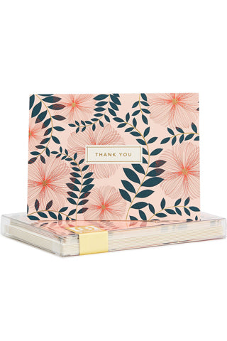 Hibiscus Gold Foil Noteset Cheap