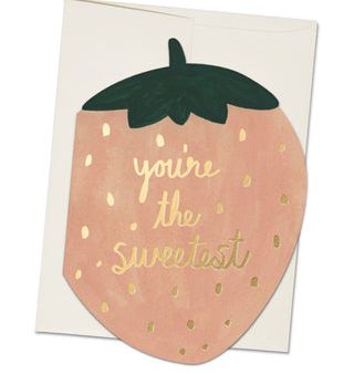 Strawberry Card For Cheap