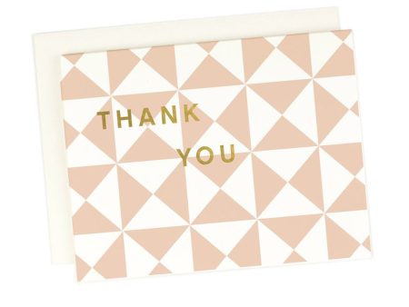 Pinwheel Thank You Card Fashion