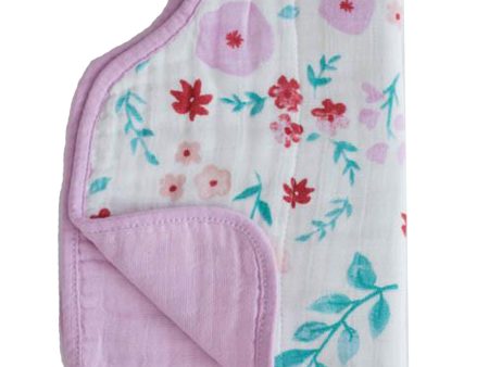 Morning Glory Cotton Muslin Burp Cloth Sale