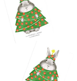 Bunny in Tree Costume Card Supply