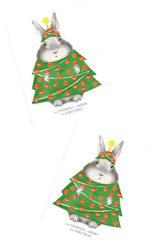 Bunny in Tree Costume Card Supply