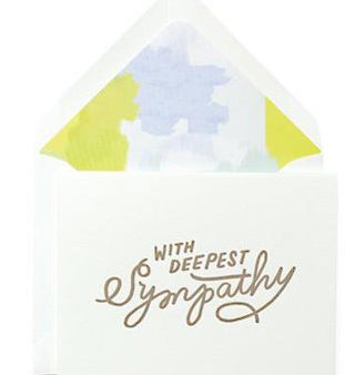 Deep Sympathy Card Cheap