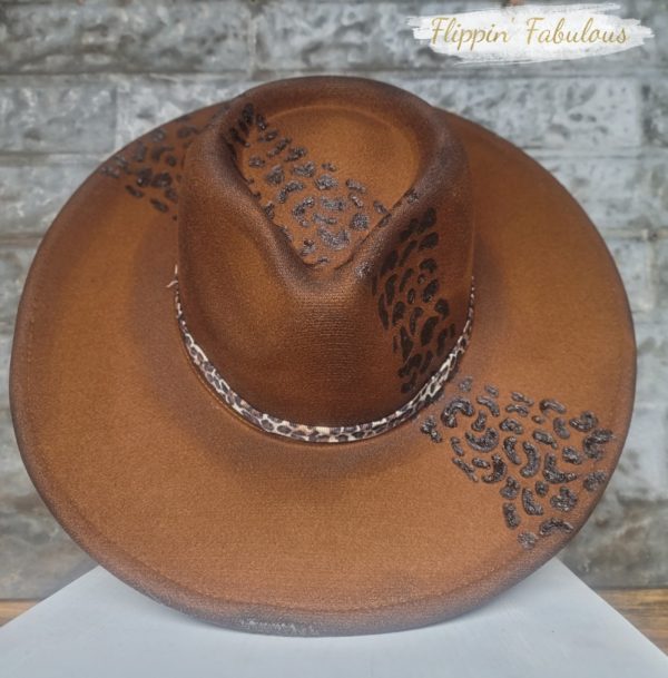 Leo Hand Burned Wide Brim Hat-Multiple Colors Available Hot on Sale