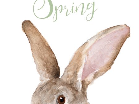 Hoppy Spring Handmade Block Sign Online now