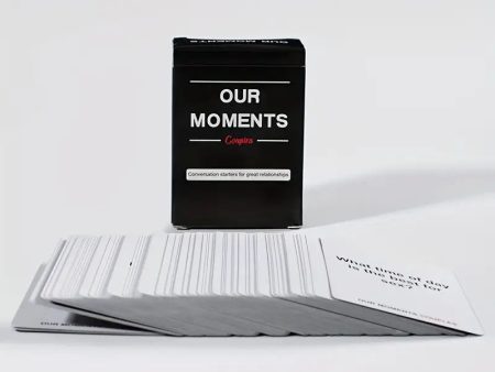 Our Moments Card Game- Conversation Starters For Great Relationships Online now