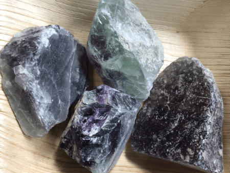 Rainbow Fluorite Raw For Cheap