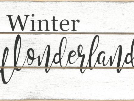 Winter Wonderland Mini Sign Fashion