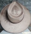 Pinecone Suede Hand Burned Wide Brim Hat- Multiple Colors Available Discount