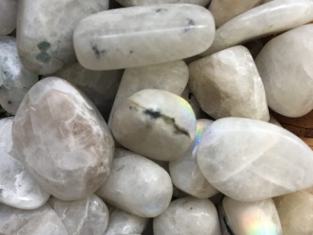 Rainbow Moonstone Tumbles For Cheap