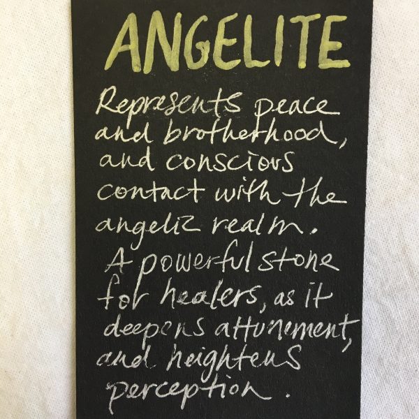 Angelite Tumbled Hot on Sale