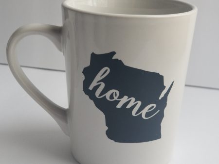 Home (Script) With State Handmade Mug ***CUSTOMIZABLE*** For Cheap