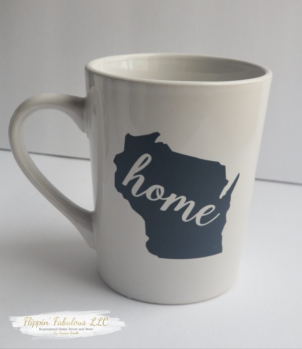 Home (Script) With State Handmade Mug ***CUSTOMIZABLE*** For Cheap