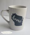 Home (Script) With State Handmade Mug ***CUSTOMIZABLE*** For Cheap