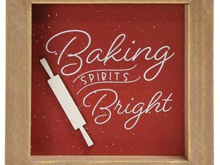 Baking Spirits Bright Framed Sign on Sale