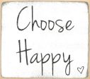 Choose Happy Handmade Mini Sign Fashion