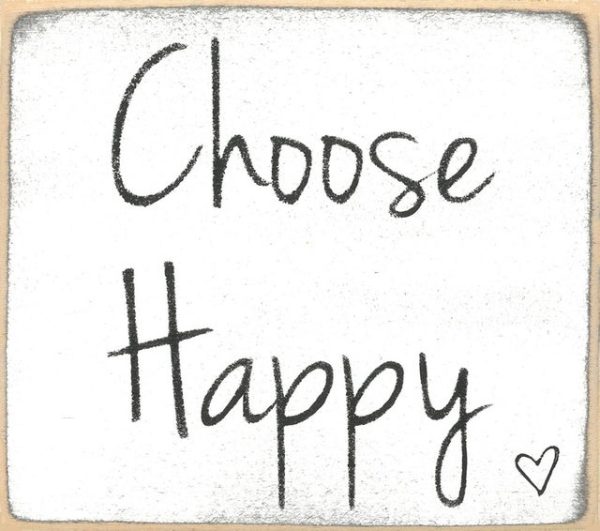 Choose Happy Handmade Mini Sign Fashion