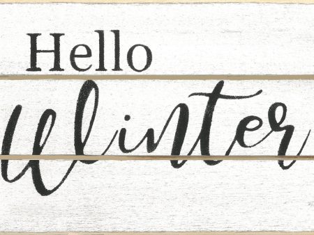 Hello Winter Mini Sign Online Hot Sale