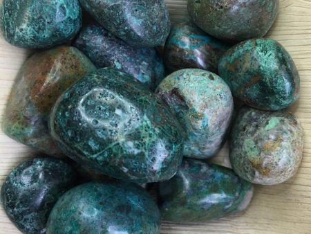 Chrysocolla Tumbles For Discount