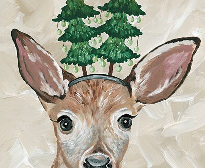 Doe Eyed Deer Block Sign For Sale