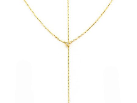 Simple CZ Layered Necklace Cheap