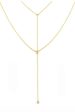 Simple CZ Layered Necklace Cheap