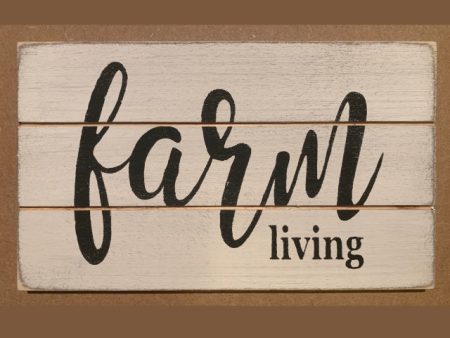 Farm Living Mini Sign Fashion