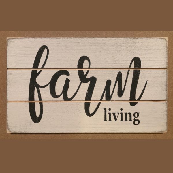 Farm Living Mini Sign Fashion