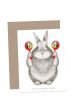 Bunny with Maracas Birthday Card Discount