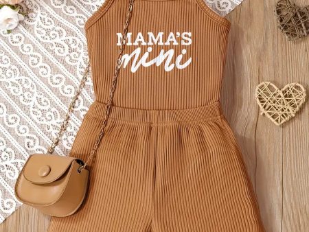 Mama s Mini Girls Two Piece Tank Top and Shorts Set Online Sale