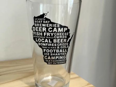 Wisco Pint Glass Hot on Sale