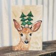 Doe Eyed Deer Block Sign For Sale