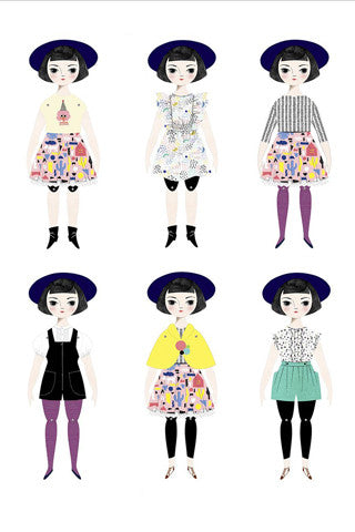 Olive Paper Doll Kit Fashion