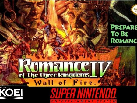 Romance of the Three Kingdoms IV Wall of Fire - SNES Discount