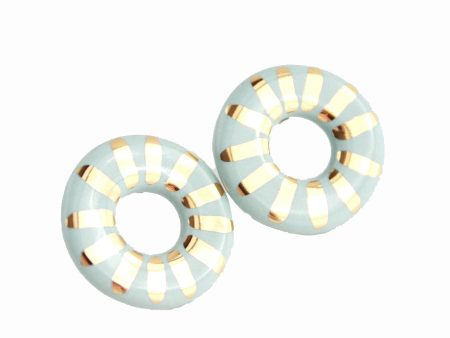 Round Sunburst Stud Earrings Sale